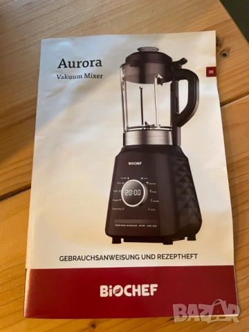 Вакуумен блендер и уред за приготвяне на супи Aurora - черен, червен, снимка 15 - Друга електроника - 52040618