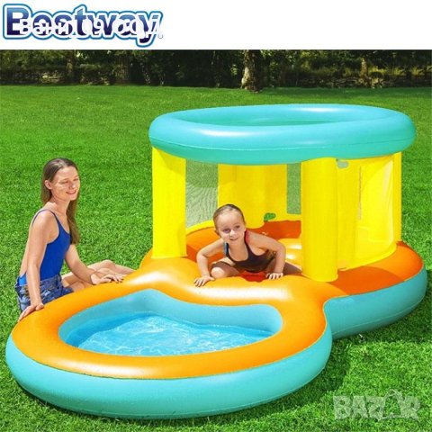Детски басейн с батут 2в1, снимка 2 - Надуваеми играчки - 41492248