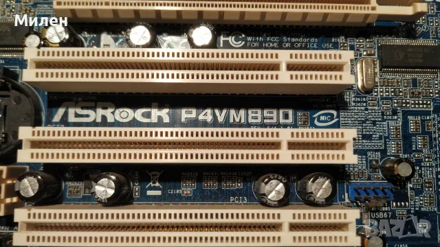 дъно socket 478 Asrock P4VM890, снимка 4 - Дънни платки - 56238997