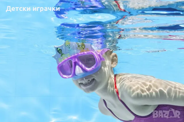 Детска маска за гмуркане Принцеси Princess, Bestway, UV защита, снимка 4 - Други - 50061815