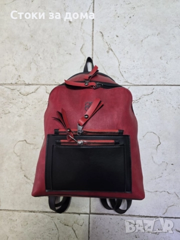 Дамски кожени раници , снимка 4 - Раници - 52569356