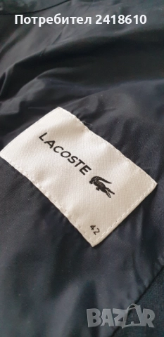 Lacoste Womens Long Down Jacket Size 42 - M  ОРИГИНАЛ! Дамскo яке пух Парка!, снимка 3 - Якета - 52277995