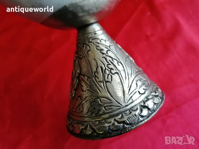 Уникат Рядък Съд , Фигура , Сребро ,Седеф от НАУТИЛУС, снимка 7 - Антикварни и старинни предмети - 40079653