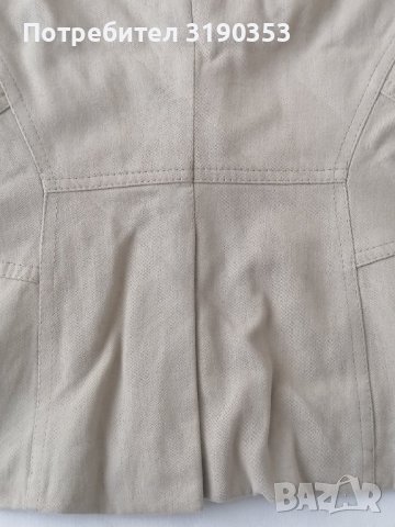 Дамско бежово сако, снимка 3 - Сака - 42354786