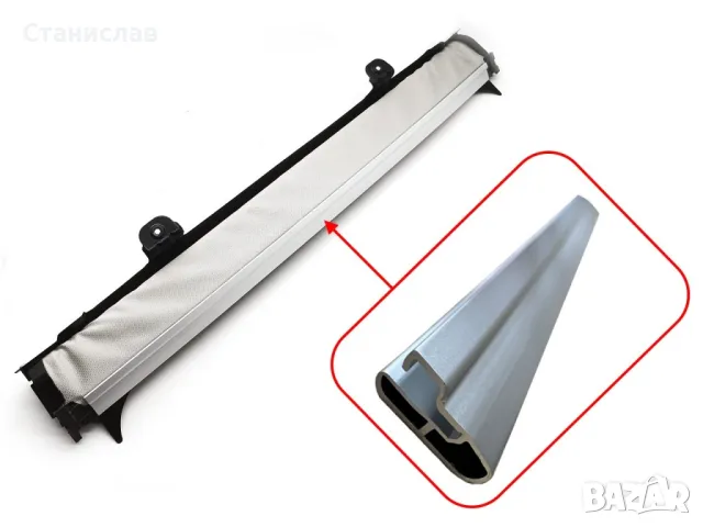 Audi Q5 8R Алуминиева лайстна на щора за панорама, снимка 4 - Части - 50386117