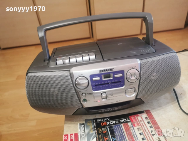 SONY CFD-V7 CD DECK RADIO 0803261921LCHERY1, снимка 11 - Радиокасетофони, транзистори - 53758246