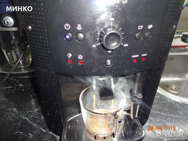 Krups кафеавтомат EA 81* - използван, пълен комплект, снимка 2 - Кафемашини - 51867756