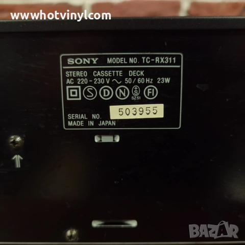 Касетъчен дек Technics TC-RX311, снимка 4 - Декове - 53128722