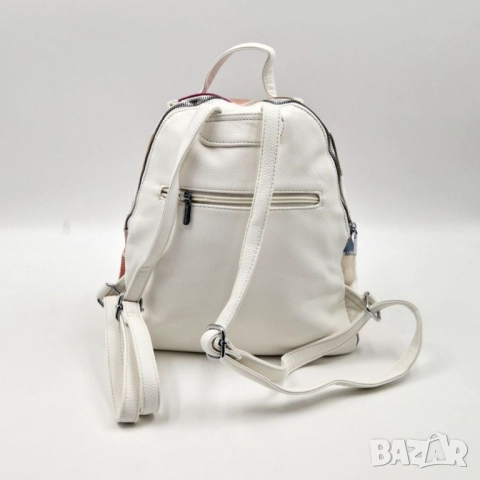 Модерна цветна дамска раница от еко материал, снимка 6 - Раници - 52137992