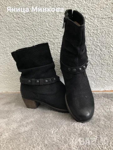 Дамски боти, естествена кожа Kennel & Schmenger, снимка 7 - Дамски боти - 47617189