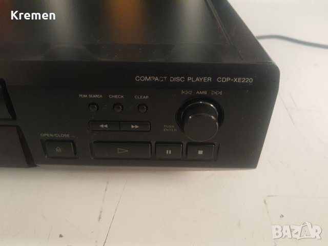  CD SONY CDP-XE220, снимка 5 - Ресийвъри, усилватели, смесителни пултове - 41961396