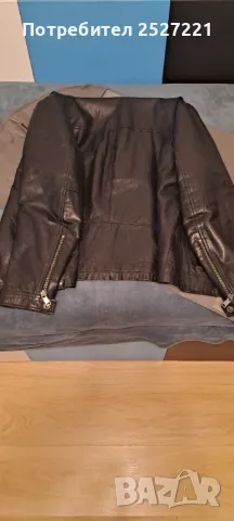 Кожено яке с  подплата Rockeds, снимка 7 - Якета - 48258176