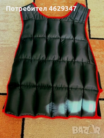 Желетка със тежест 16 кг , снимка 3 - Фитнес уреди - 52134316