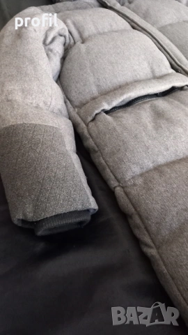 Пухено вълнено палто/яке H&M M, снимка 3 - Якета - 53162213