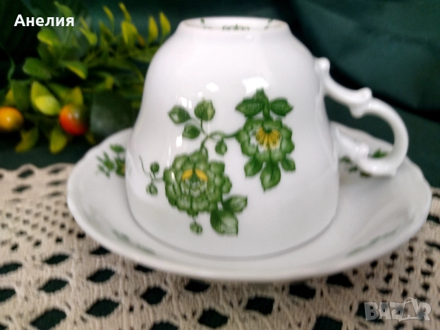 Зелено ! Комплект за дълго кафе и чай ! , снимка 5 - Чаши - 51674625