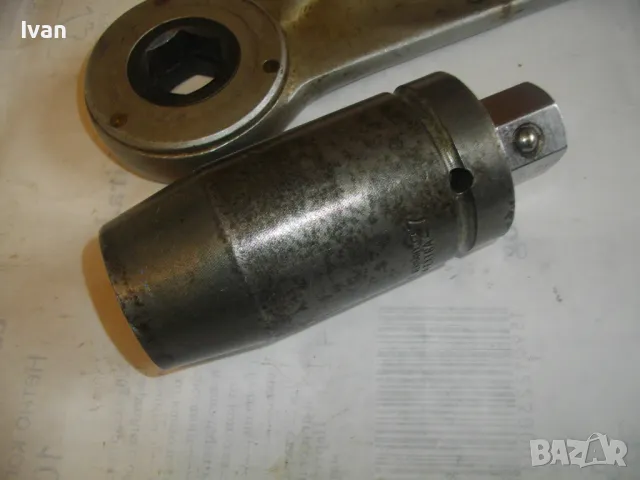 50см НЕМСКИ ГОЛЯМ ТРЕСЧОТЪЧЕН КАМИОНАДЖИЙСКИ КЛЮЧ STAHLWILLE 870 GERMANY С ТОРС ВЛОЖКА №27мм BELZER , снимка 10 - Други инструменти - 48228893