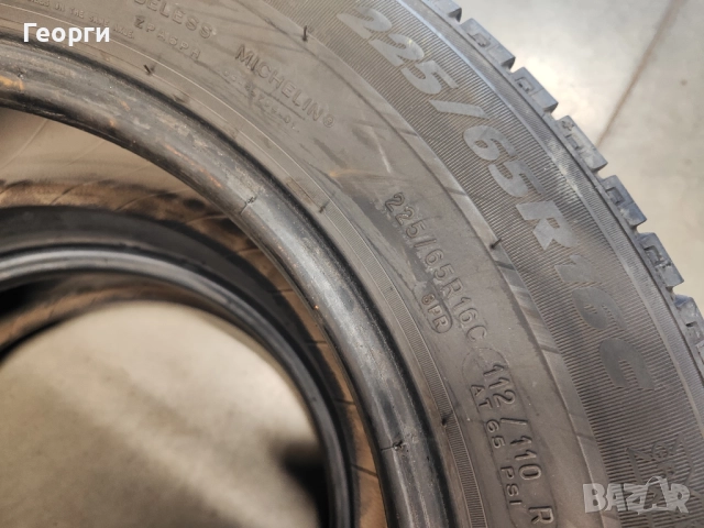 4бр.летни гуми 225/65/16C Michelin, снимка 8 - Гуми и джанти - 52510384
