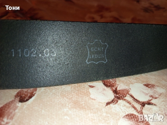 LLOYD Оригинален Нов Мъжки Стилен Колан Изцяло от Естествена Кожа 115см., снимка 7 - Колани - 53485689