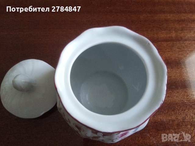 Порцеланова захарница от социализма , снимка 4 - Аксесоари за кухня - 44363931