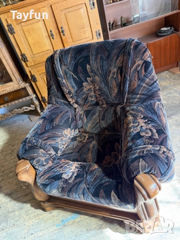 Луксозен Комплект Диван и Два Фотьойла - Внос от Белгия!, снимка 5 - Дивани и мека мебел - 52484621