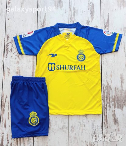 Ал насър Роналдо Детски екип с чорапи и шапка Роналдо 72, снимка 2 - Футбол - 41164780