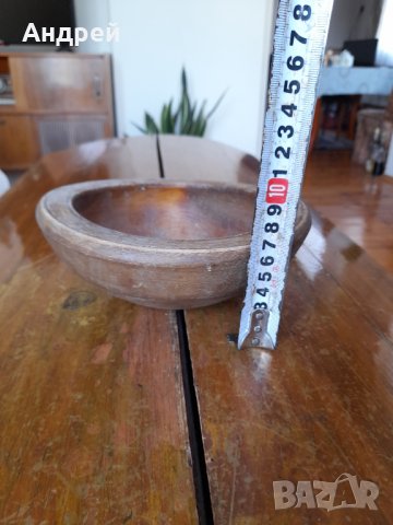 Стара дървена паница,хаванче, снимка 2 - Други ценни предмети - 41952830