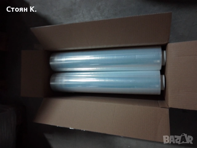  Стреч Фолио 3.2 кг. 23 микрона ПРОМО ЦЕНА ЗА КАШОН, снимка 2 - Други - 53328444