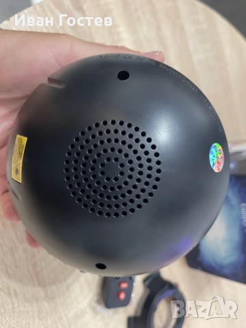 LED Прожектор "Звездно небе" Galaxy Star Projector + Bluetooth фонов говорител и дистанционно, снимка 2 - Прожектори - 55787357
