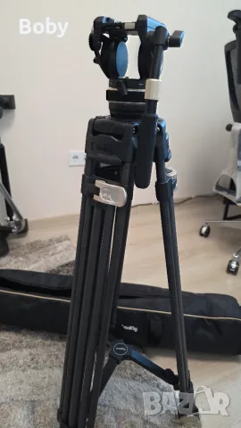 Професионален карбонов видео статив Smallrig FreeBlazer Heavy-Duty Carbon Tripod Kit AD-100, снимка 6 - Чанти, стативи, аксесоари - 55815026