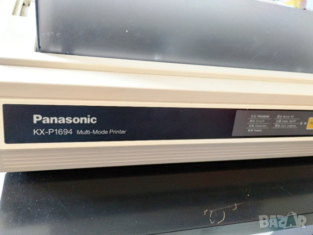 Продавам Матричен Принтер Panasonic KX-P1694 – Широк формат, снимка 6 - Принтери, копири, скенери - 53601941
