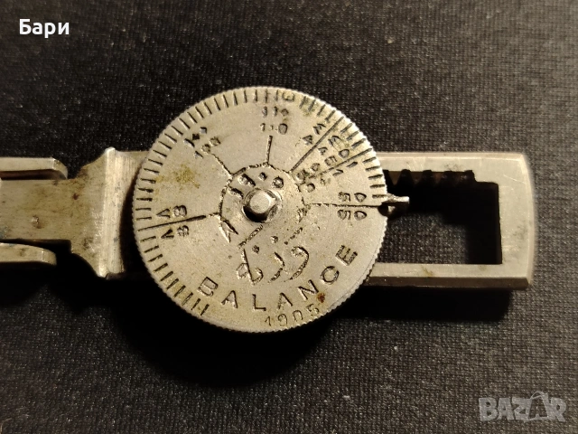 Античен кантар за монети на арменски бижутер Dicran Solakian, снимка 6 - Други ценни предмети - 53504242