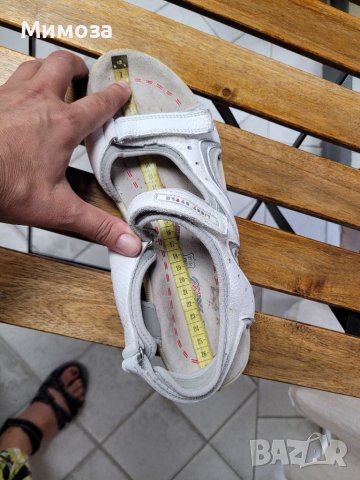 Light style ортопедични  бели сандали естествена кожа- 42 номер, снимка 12 - Сандали - 41784801