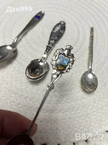 Посребрени колекционерски лъжички, снимка 4 - Колекции - 50896273