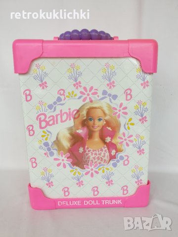 Ретро куфарче-гардероб Барби 1994, снимка 1 - Кукли - 42175984