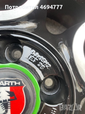 15 цола Фиат 500, снимка 3 - Гуми и джанти - 53486061