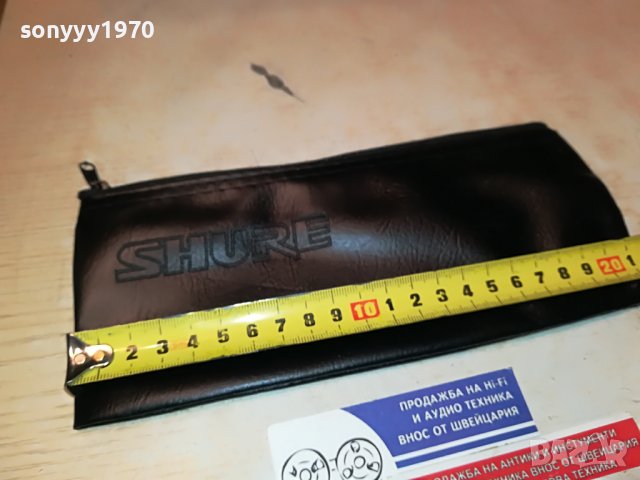 SHURE КОЖЕН КАЛЪФ С ЦИП 0402231945, снимка 5 - Микрофони - 39555496