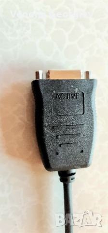 Оригинален DVI (F) към Mini DisplayPort (M) /Адаптер, снимка 2 - Друга електроника - 44710497