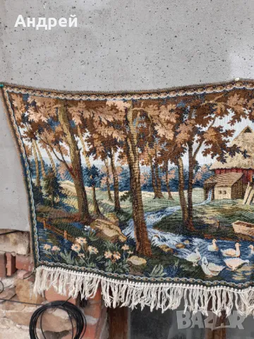 Старинен ковьор,покривка за стена #267, снимка 3 - Антикварни и старинни предмети - 47663957