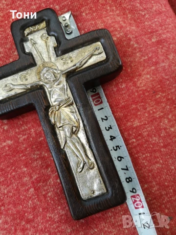 Разпятие сребро 950 проба, снимка 6 - Колекции - 50916320
