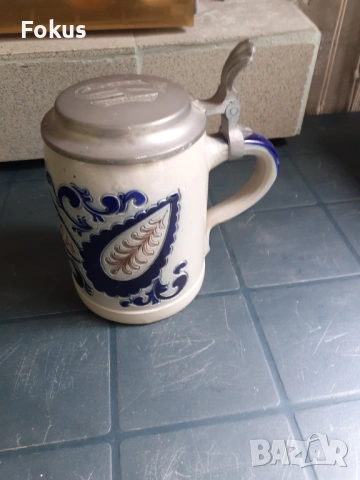 Немска халба за бира Goebel, снимка 3 - Антикварни и старинни предмети - 53323750