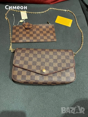 Чанта +портмоне Louis vuitton