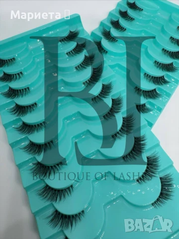 3D мигли естествен косъм , снимка 3 - Декоративна козметика - 50961269