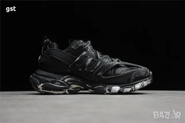 Уникални Balenciaga Track Black Distressed Маратонки Редки , снимка 7 - Маратонки - 49909416