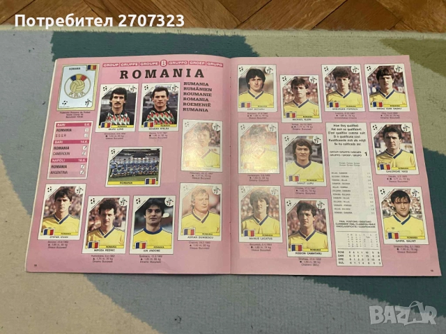 Албум Панини Италия 90 - изцяло попълнен, снимка 5 - Списания и комикси - 51473876