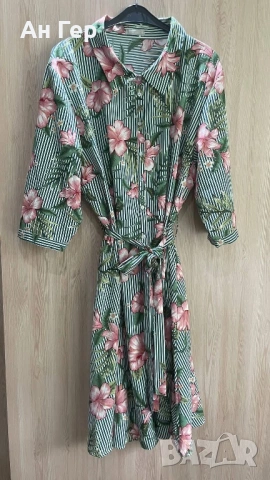 Рокля дамска 52 размер, снимка 3 - Рокли - 53796673