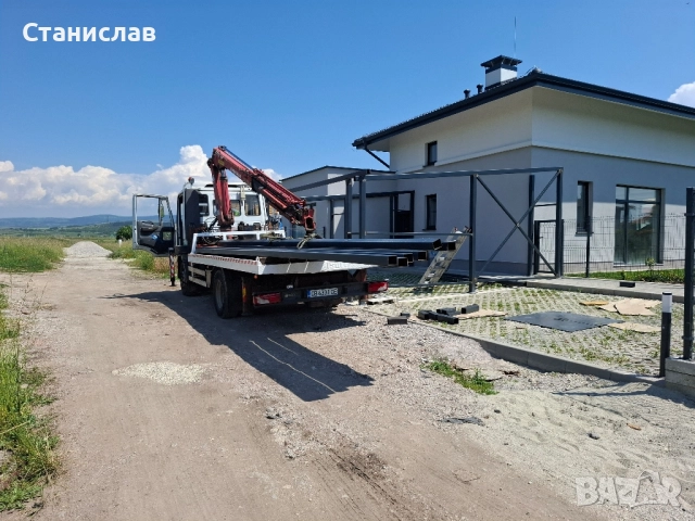 транспортна услуга- камион с кран, снимка 2 - Транспортни услуги - 52552190