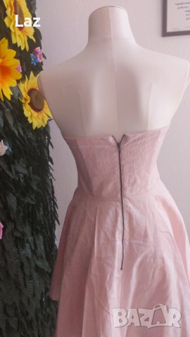 официална шаферска рокля в бледо розово, снимка 4 - Рокли - 41981062
