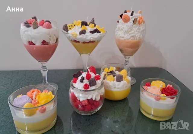 Ароматни свещи изработени изцяло от восък! , снимка 5 - Декорация за дома - 49596537