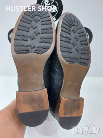 Дамски боти от естествена кожа CLARKS.Номер 39, снимка 7 - Дамски боти - 42718007