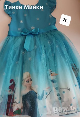 Нови роклички на Елза за 6-7г., снимка 3 - Детски рокли и поли - 41016850